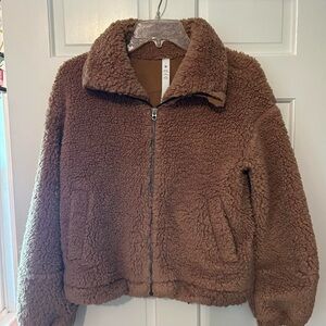 lululemon athletica Brown Teddy Jacket